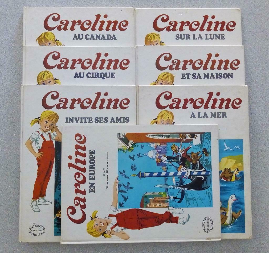 8 livres collection " Caroline " pour enfant edit Hachette, Garçon ou Fille, Enlèvement, Utilisé, 4 ans