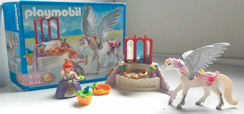 Playmobil 5144 Cheval ailé et coiffeuse de princesse, Enfants & Bébés, Enlèvement ou Envoi, Comme neuf, Ensemble complet