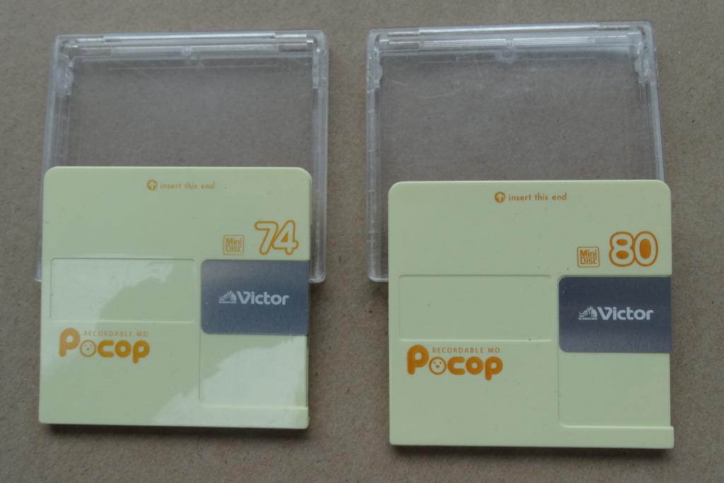 Minidisc Victor Pocop jaune 74/80 min - Import Japon - Rare, Envoi, Lecteur MiniDisc
