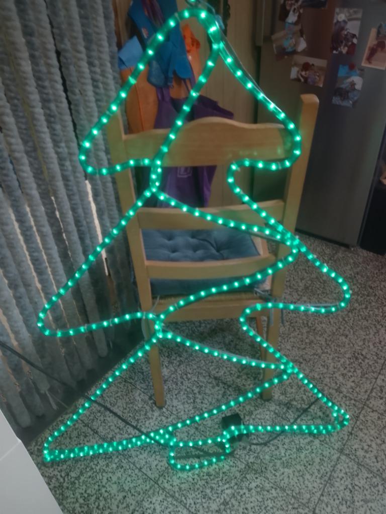 Sapin de Noël  lumineux  clignotant  en fer forgé, Enlèvement, Utilisé