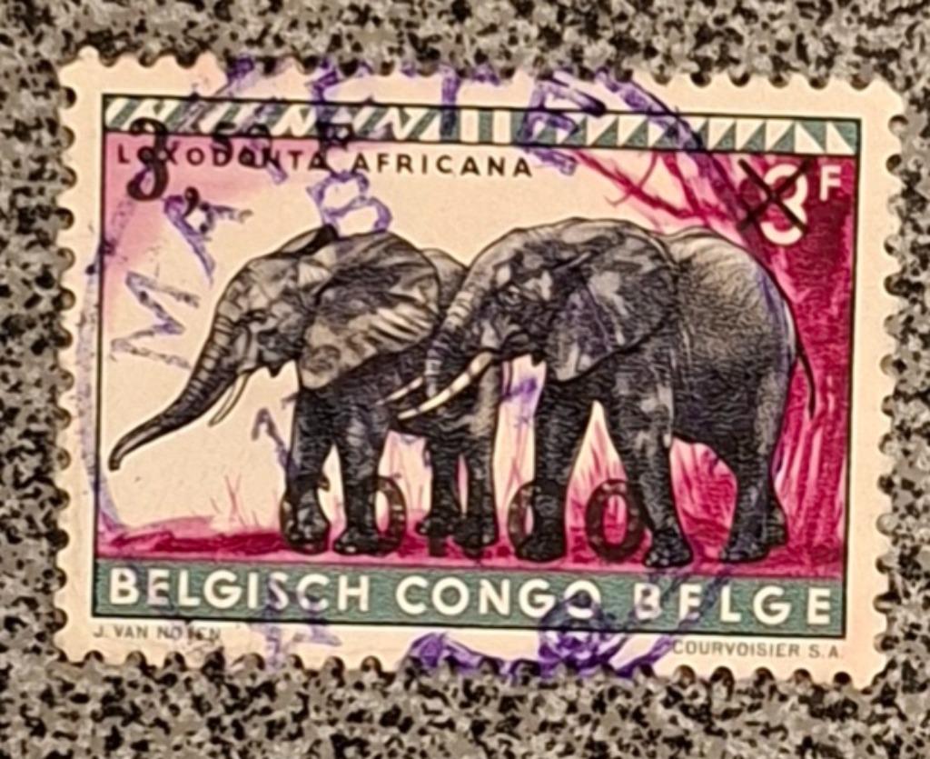 Postzegel Republiek Congo OBP 407, Ophalen of Verzenden, Overige landen, Gestempeld