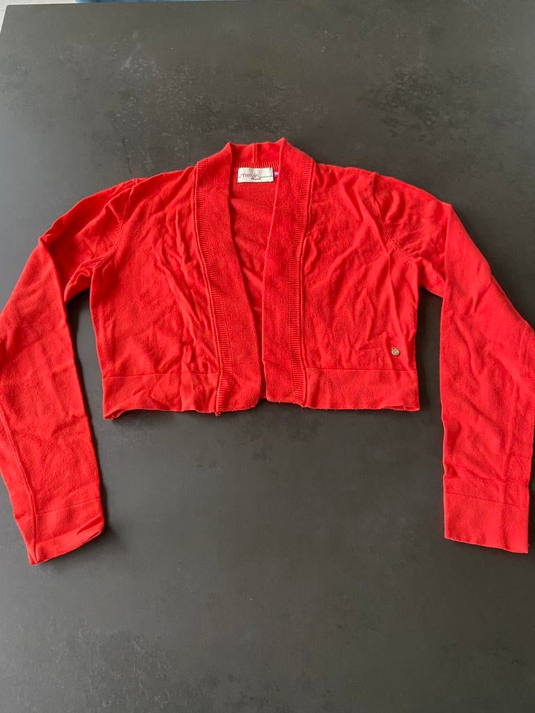 Melvin rode bolero maat 36. Zeer goede staat., Kleding | Dames, Truien en Vesten, Melvin, Ophalen of Verzenden, Maat 36 (S), Gedragen