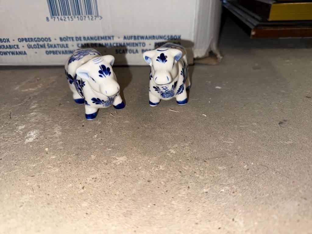 Salière et poivrière vaches Delft, Enlèvement ou Envoi