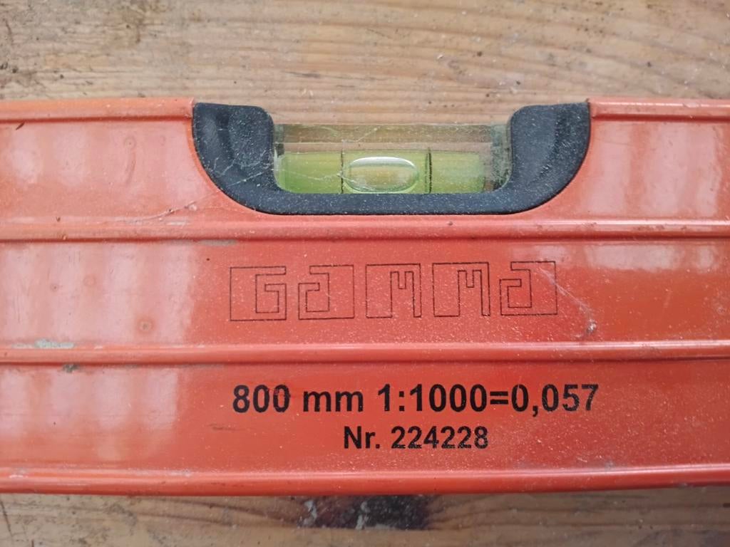 Waterpas Gamma 80 cm, Ophalen