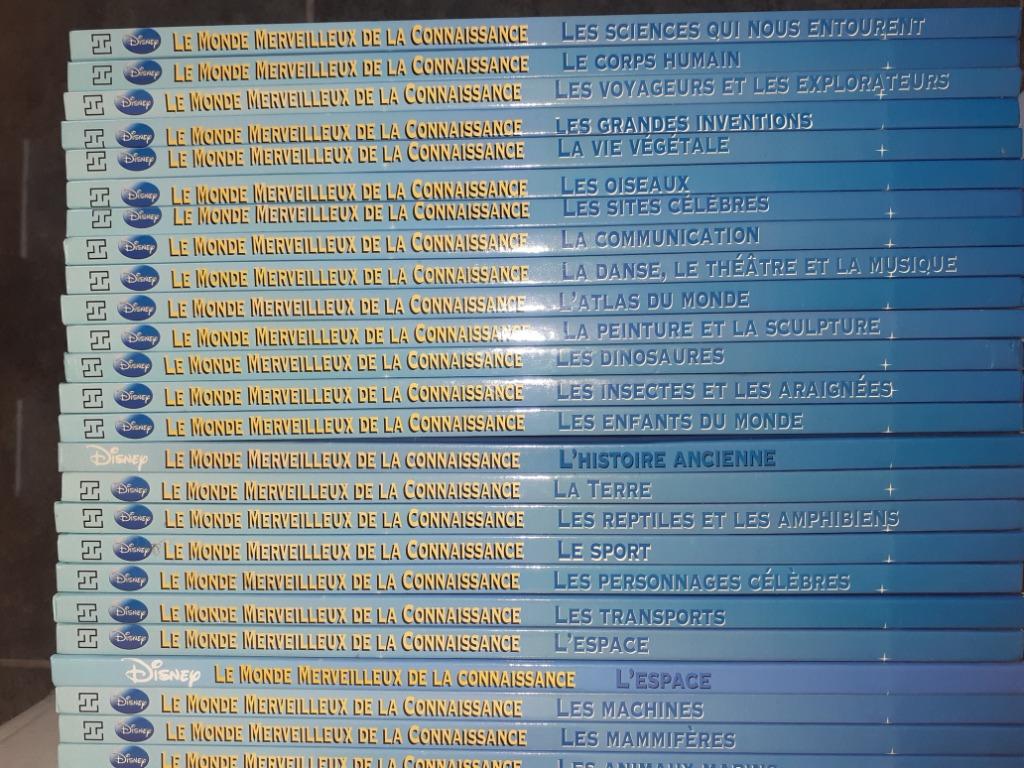 Disney le monde merveilleux de la connaissance Hachette, Enlèvement, Comme neuf