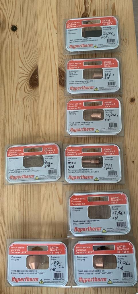 Hypertherm, Enlèvement, Neuf
