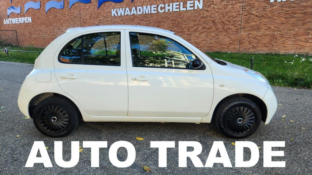 Micra | 1ste Eig. | LEZ OK | Keuring + garantie, Auto's, Nissan, Voorwielaandrijving, 4 cilinders, Wit, Euro 4