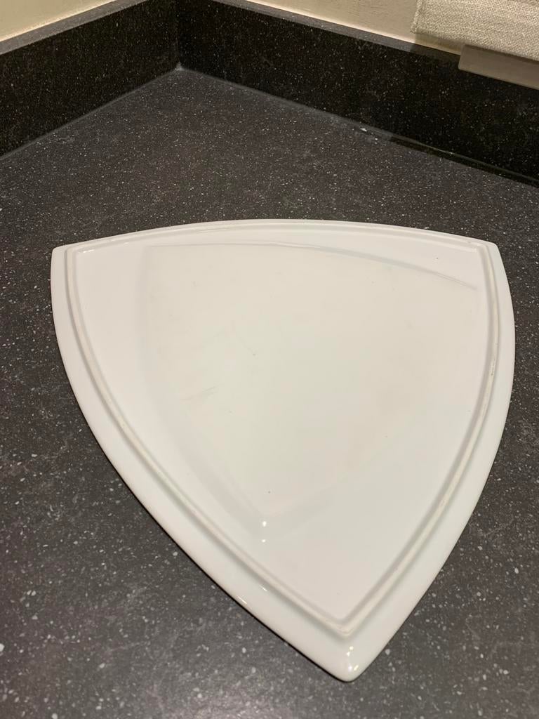 Set van 12 ovenbestendige droehoekige borden, Ophalen, Nieuw, Bord(en), Overige stijlen