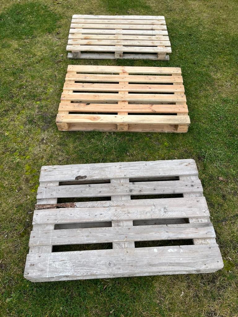 Verschillende palletten te koop, Doe-het-zelf en Bouw, Ophalen, Pallet