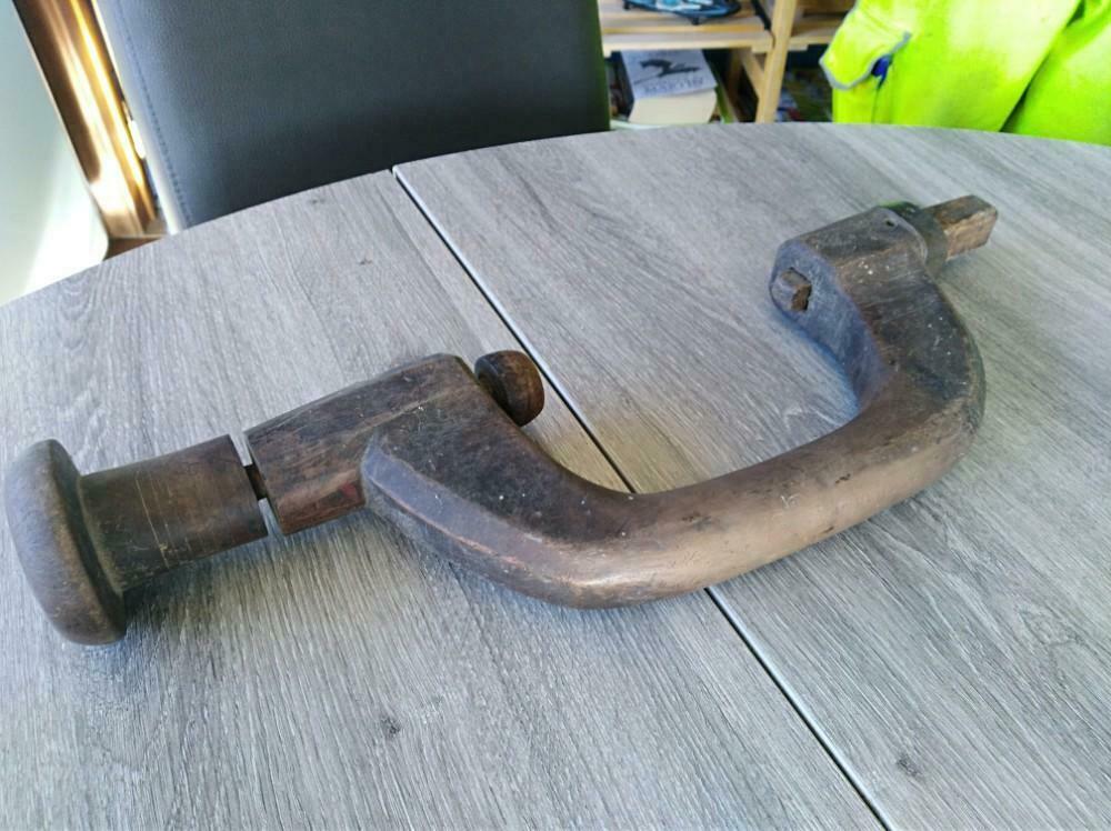 Oude houten boor, Antiek en Kunst, Antiek | Gereedschap en Instrumenten, Ophalen of Verzenden
