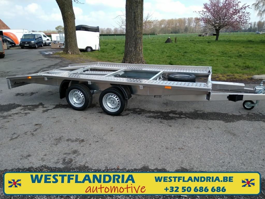 Lichtgewicht aluminium autotrailer voor de camper, Ophalen, Nieuw