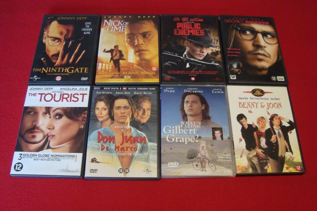 14 dvd's met johnny depp, CD & DVD, DVD | Action, Enlèvement ou Envoi, Comédie d'action
