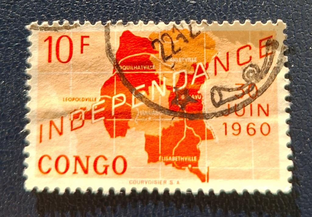 Timbre OBP 380 de la République du Congo, Enlèvement ou Envoi, Affranchi