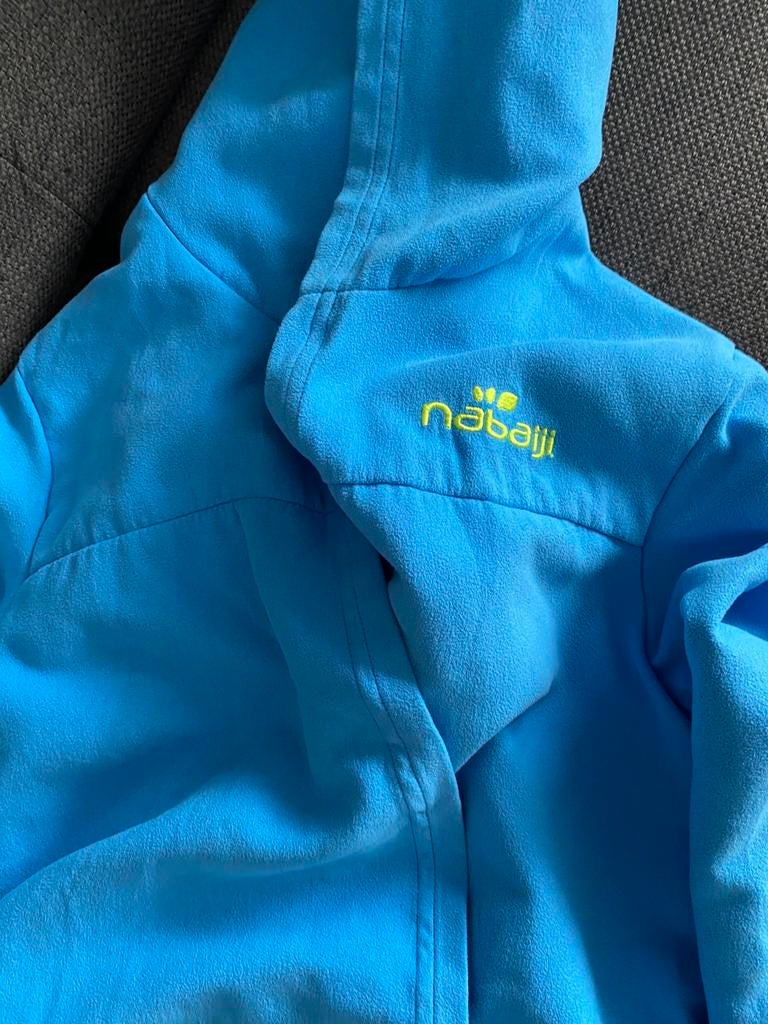 Lichtblauwe badjas met kap maat 143-152 (Decathlon), Ophalen, Gebruikt, Jongen of Meisje, Sport- of Zwemkleding