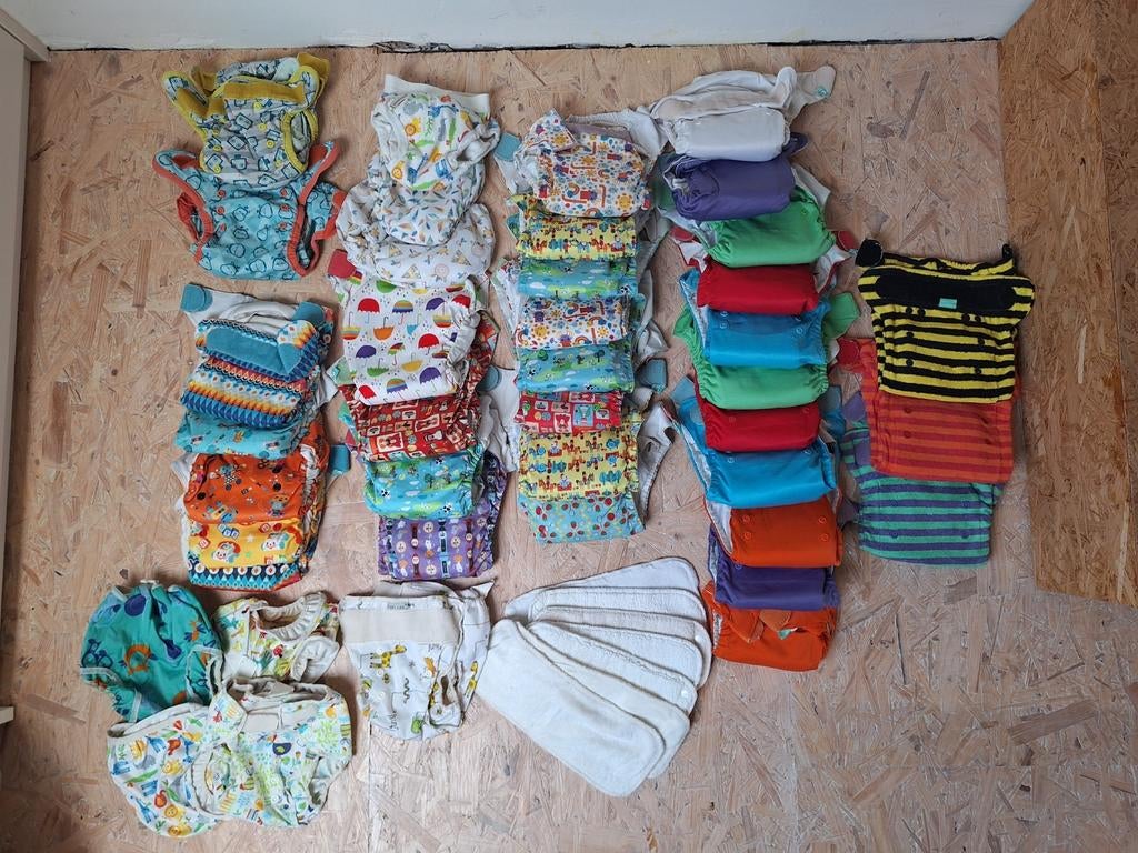 Herbruikbare luiers (gebruikt maar goede staat), Kinderen en Baby's, Ophalen of Verzenden, Gebruikt