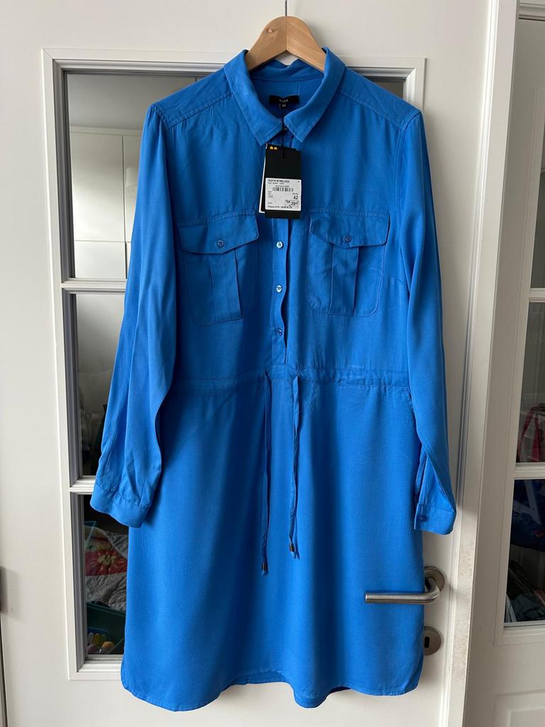 Middelblauw kleedje Sora maat 42 nieuw!, Enlèvement, Comme neuf, Taille 42/44 (L)