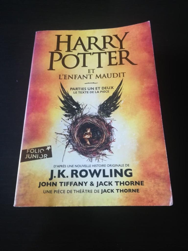 livre album Harry Potter et l'enfant maudit / abîmé!, Enlèvement ou Envoi