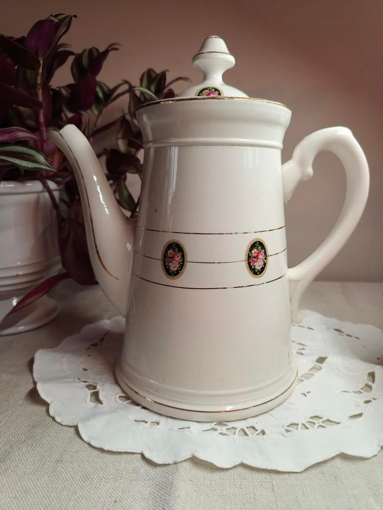 Antieke koffiepot of warme chocolade kan. Art-deco., Ophalen of Verzenden