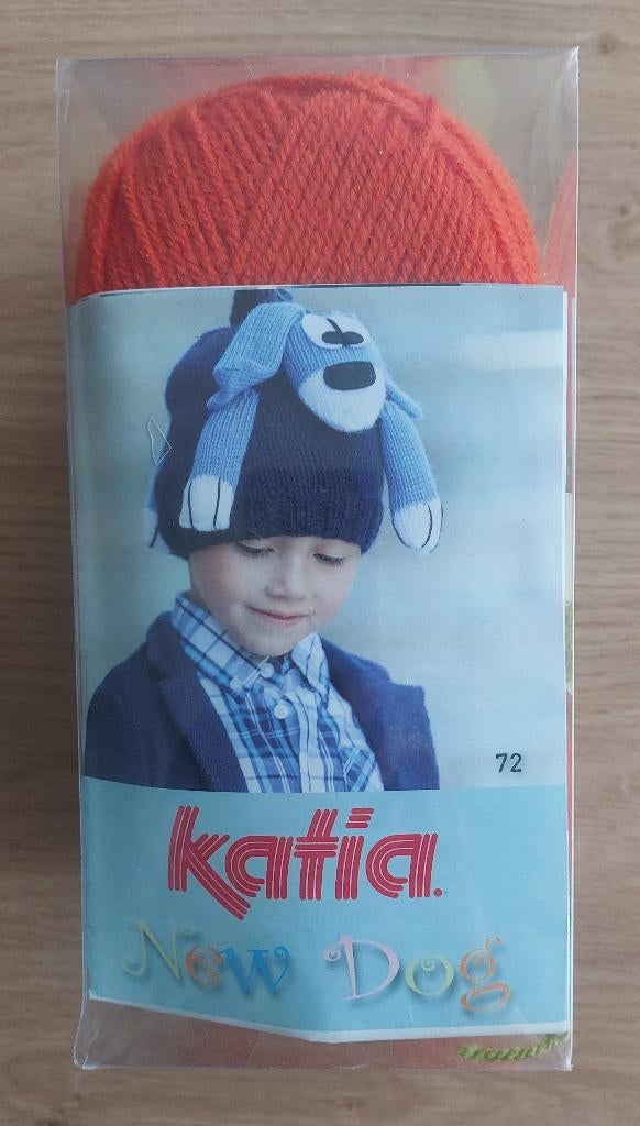 Kit "New Dog" orange et vert de Katia, Enlèvement ou Envoi, Neuf, Tricot, Laine ou Fils