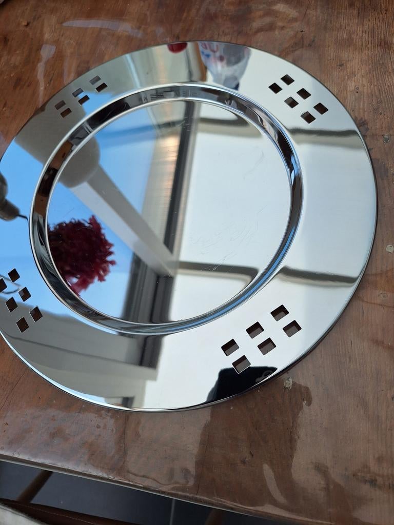 6 inox onderzetborden, Huis en Inrichting, Ophalen, Zo goed als nieuw