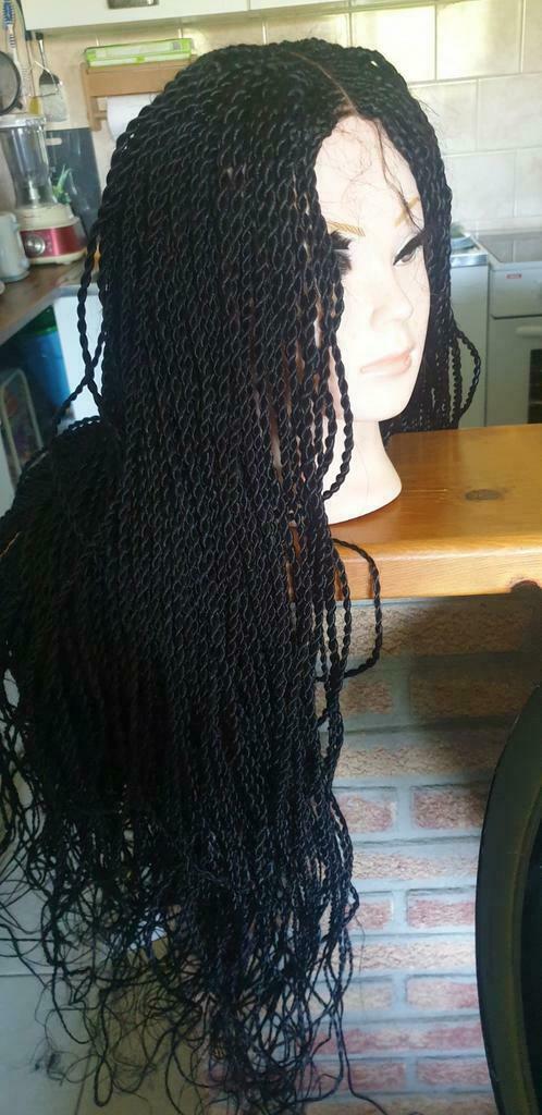 Perruque cheveux tressés, Enlèvement ou Envoi, Comme neuf