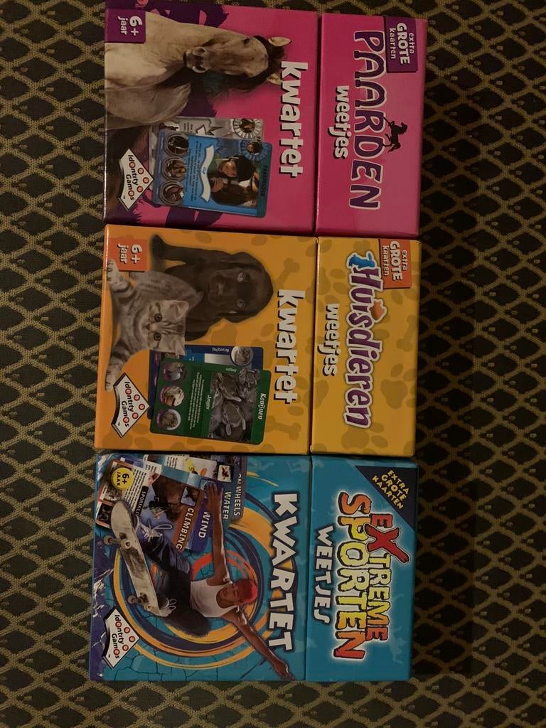 3 jeux de cartes :, Enlèvement ou Envoi, Comme neuf