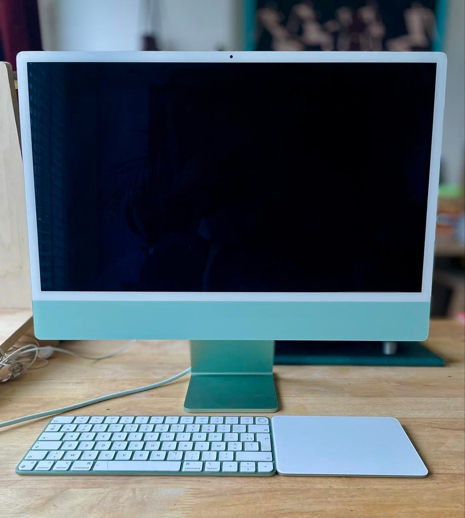 iMac ‘24 M1  (opgelicht door ‘Farel’ uit NL), Informatique & Logiciels, Apple Desktops, 256 GB, Enlèvement ou Envoi, IMac, Comme neuf