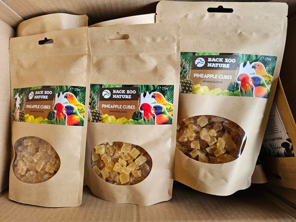 Cubes d'ananas 250 grammes - Back Zoo Nature, Animaux & Accessoires, Nourriture pour Animaux, Enlèvement