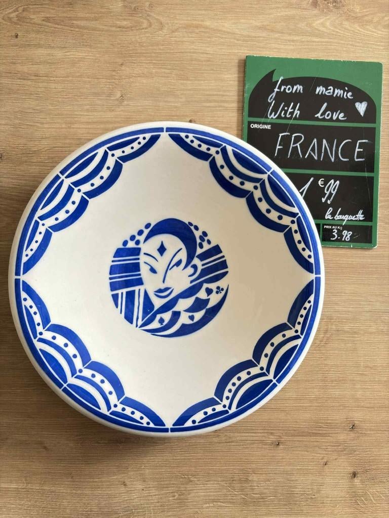 plat rond vintage badonviller 33.20 par Géo Condé, Enlèvement ou Envoi