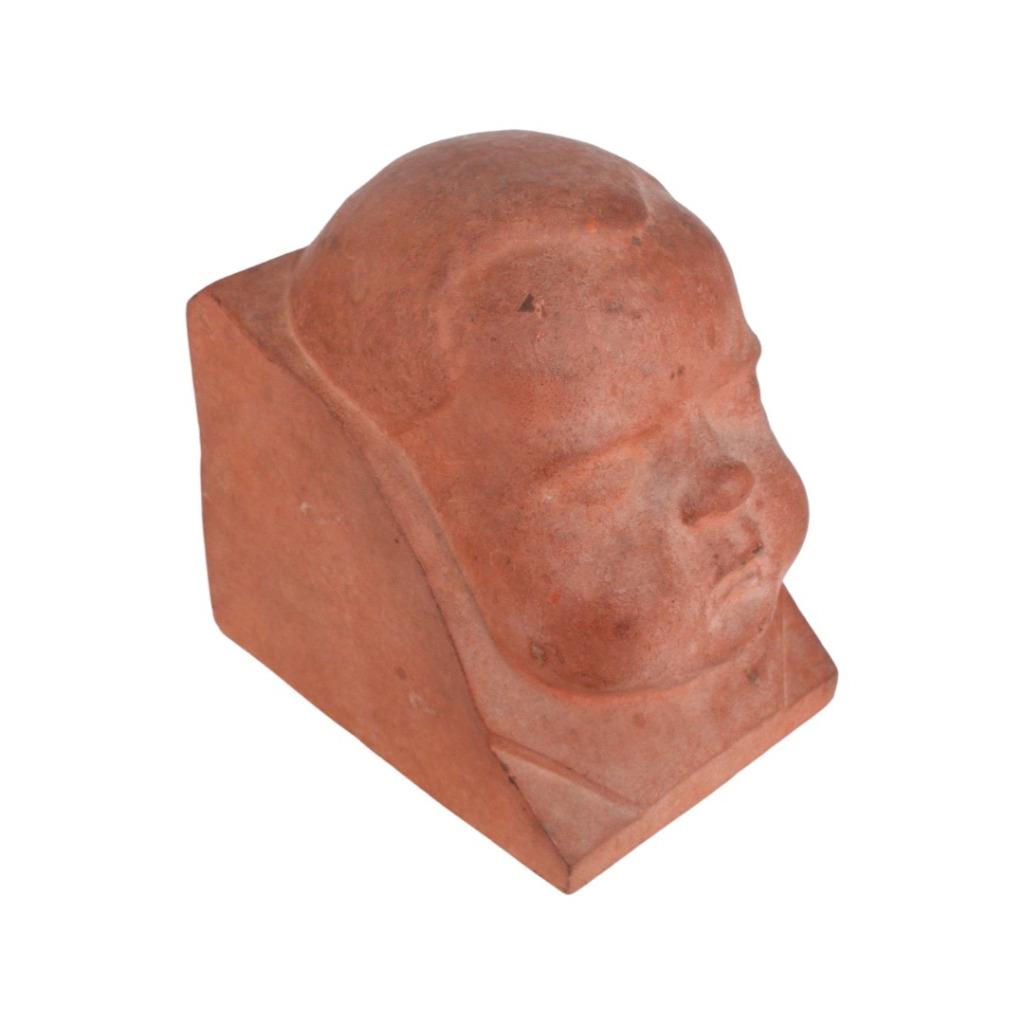 A. Verheuge – Visage d’enfant en terre cuite – Sculpture, Antiquités & Art, Enlèvement ou Envoi