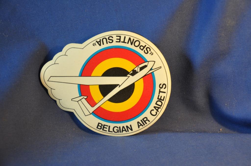 §  auto collant planeur cadets de l'air de belgique, Enlèvement ou Envoi, Autres, Autres types