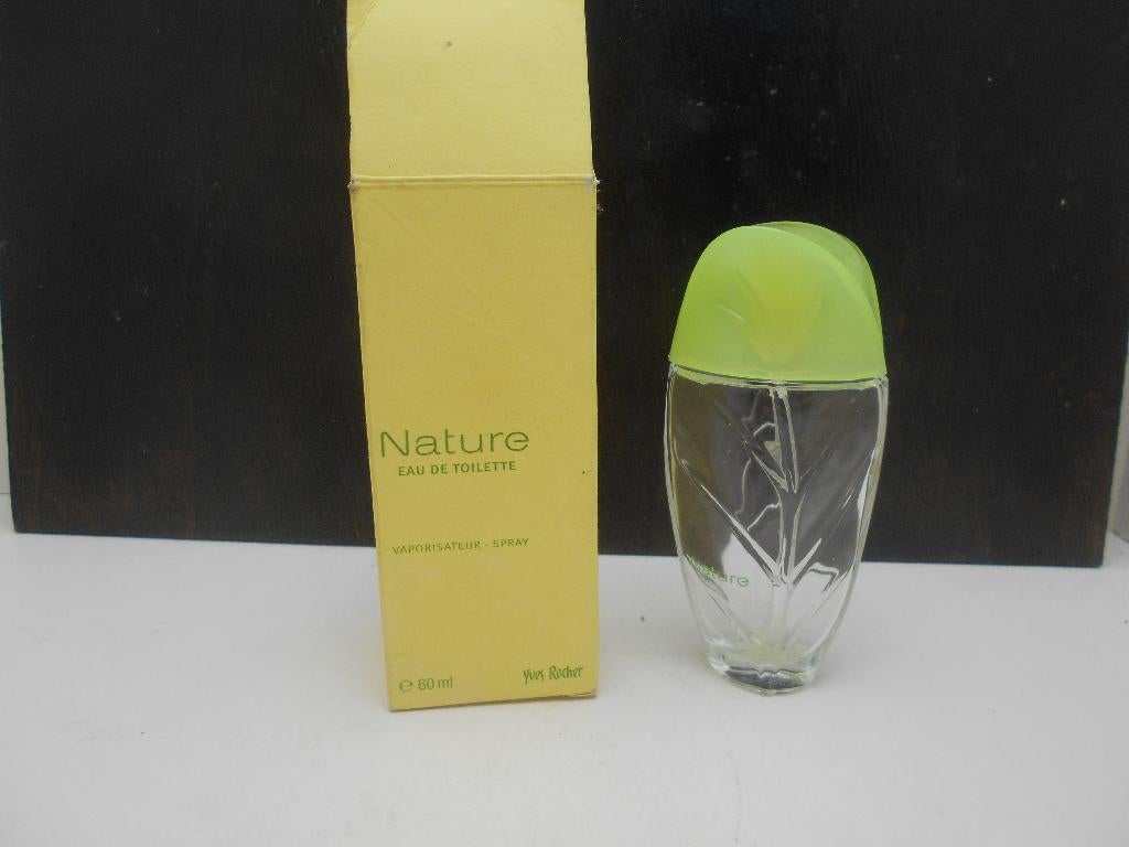 ancien flacon parfum vide Nature Yves Rocher, Enlèvement ou Envoi, Utilisé, Bouteille de parfum