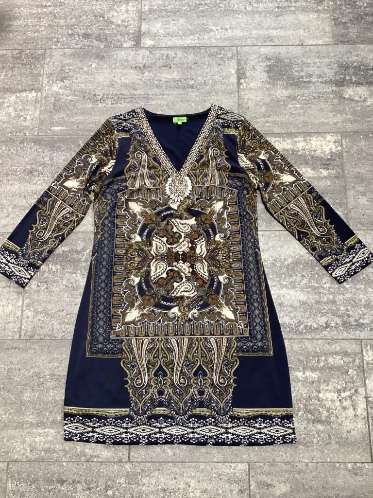 Jurk K-design XL, K-design, Blauw, Maat 42/44 (L), Ophalen of Verzenden