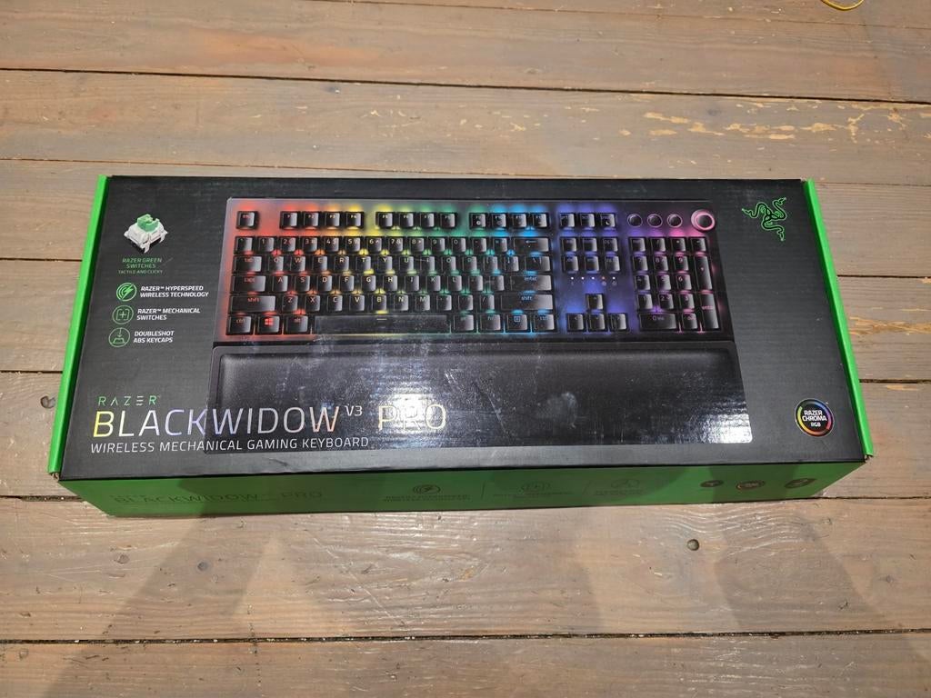 Razer BlackWidow V3 Pro, Enlèvement ou Envoi, Comme neuf, Razer, Qwerty