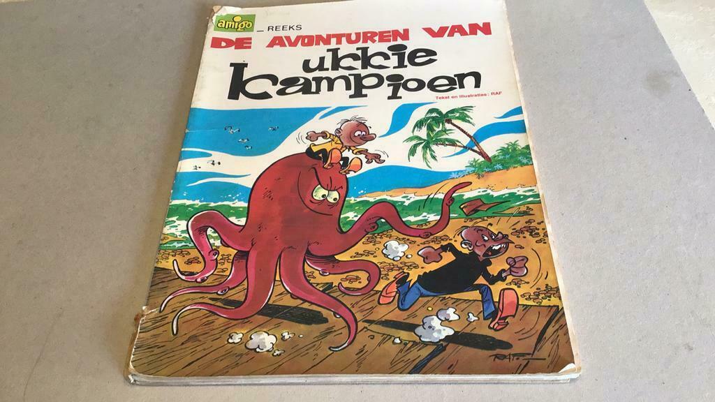 De avonturen van ukkie kampioen (B3), Eén stripboek, Ophalen of Verzenden, Gelezen