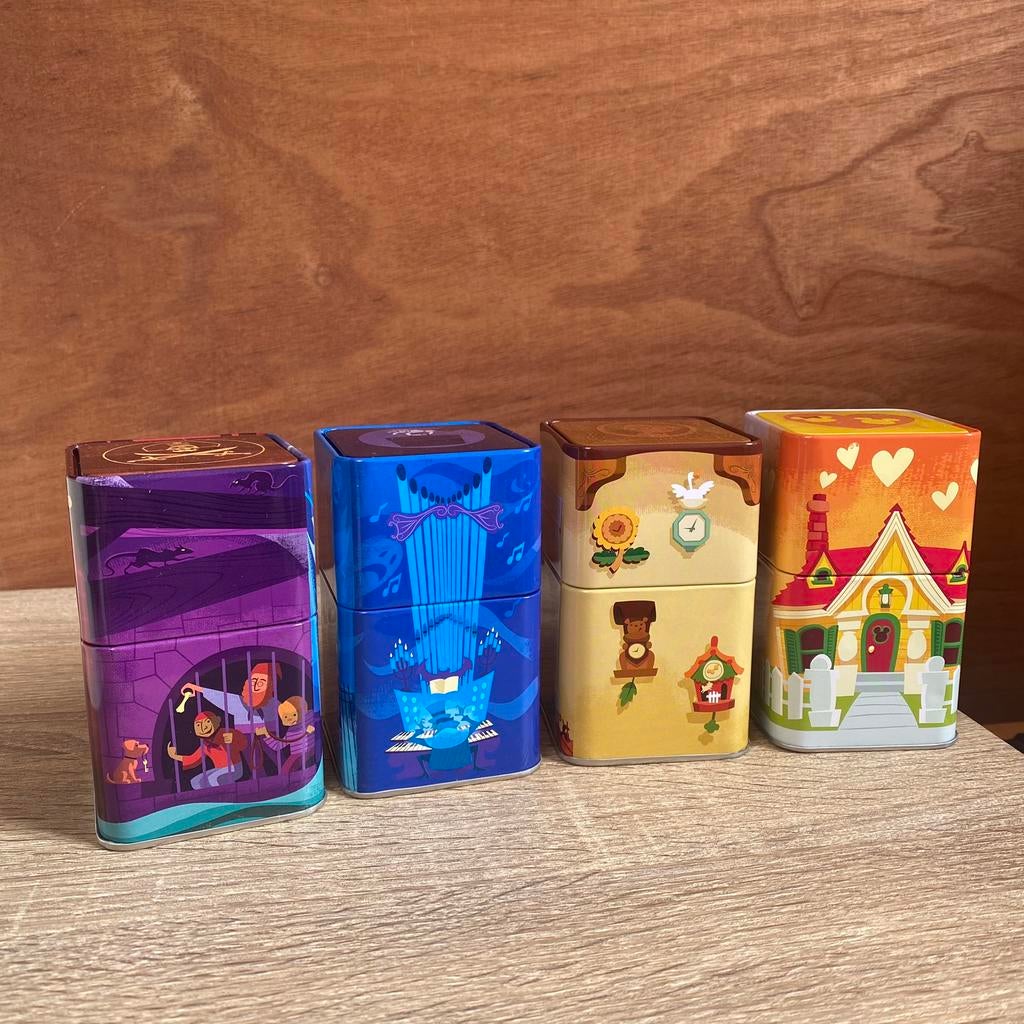 4 Disney blikken doosjes, Verzamelen, Blikken, Ophalen of Verzenden, Zo goed als nieuw, Overige merken