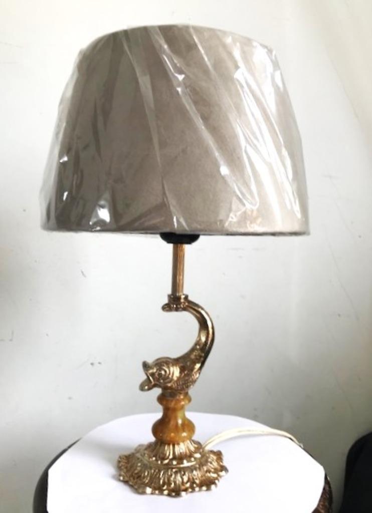 Lamp Hollywood Regency messing 😍🤗✨💑🎁💎😎👌, Antiek en Kunst, Antiek | Meubels | Tafels, Ophalen of Verzenden