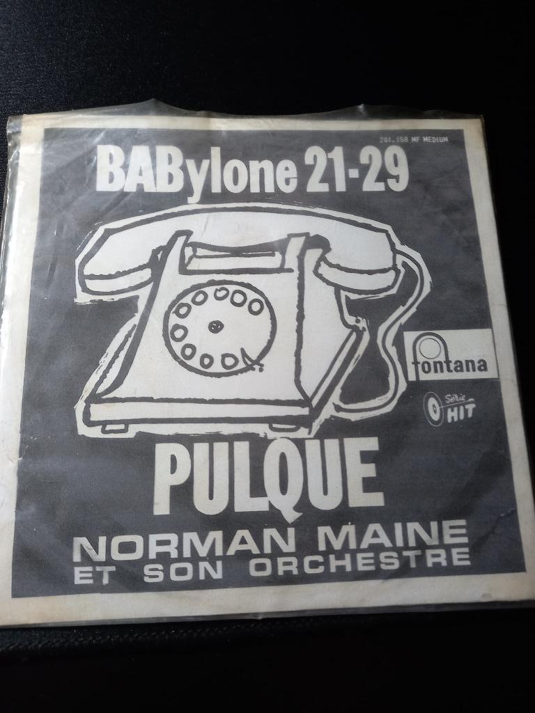 Norman Maine – Babylone 21-29 - Hallo Brigitte " Popcorn ", CD & DVD, Vinyles Singles, Enlèvement ou Envoi, Utilisé, Latino et Salsa