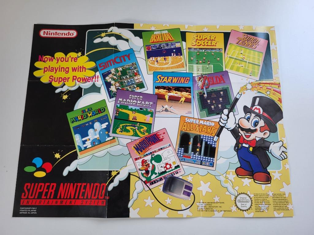 Nintendo poster, Games en Spelcomputers, Ophalen of Verzenden, Zo goed als nieuw