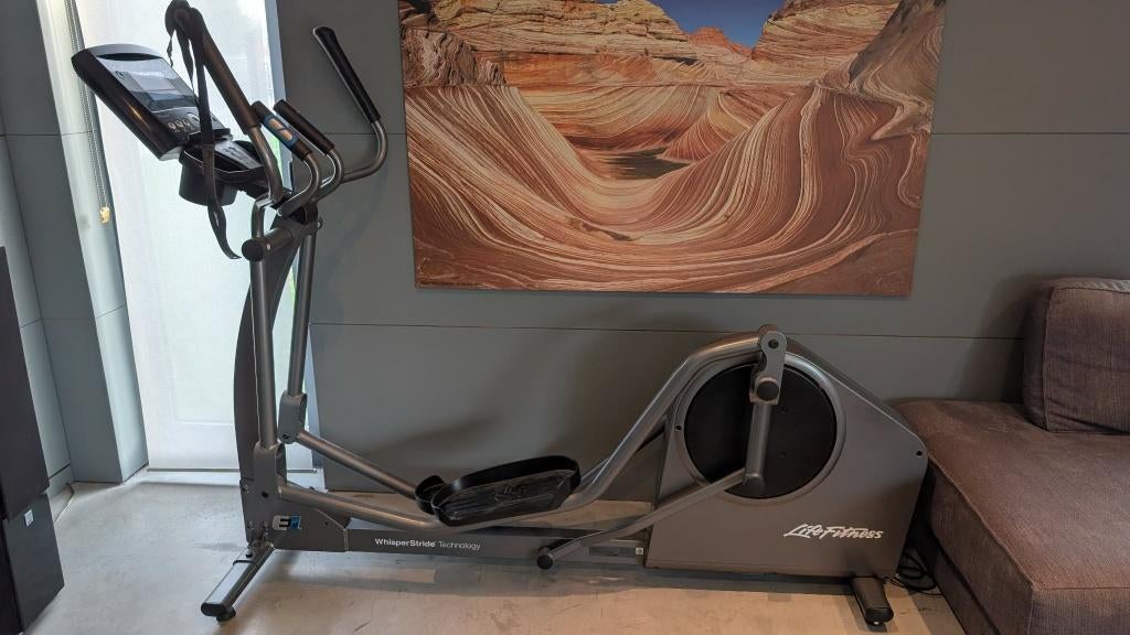 Vélo Elliptique Life Fitness E1 GO, Sports & Fitness, Appareils de fitness, Enlèvement, Utilisé, Métal, Vélo elliptique