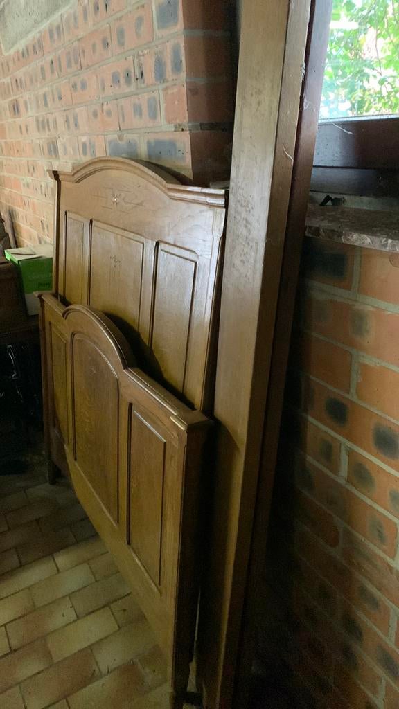 Antiek bed, mooi ingelegd, Antiek en Kunst, Ophalen