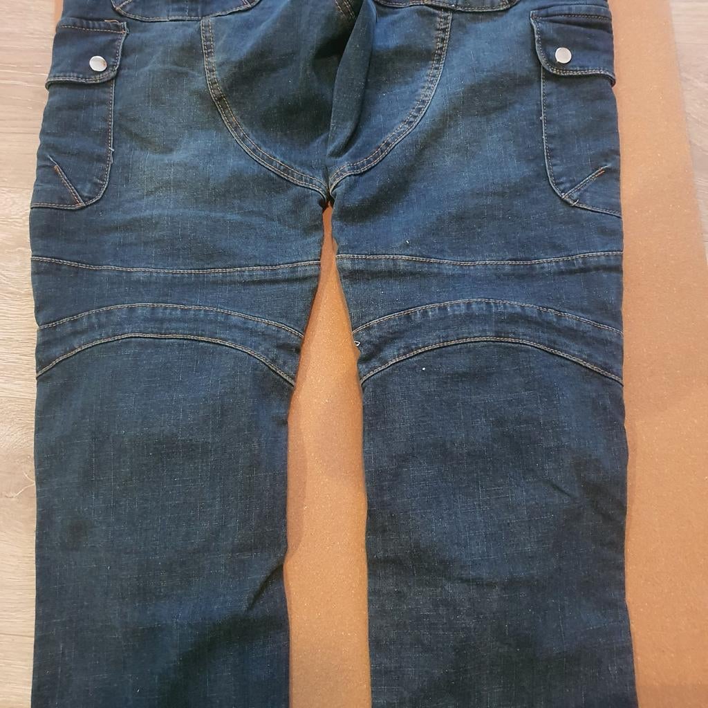 Motorjeans met kniebeschermers, Motoren, Ophalen, Nieuw zonder kaartje, XL
