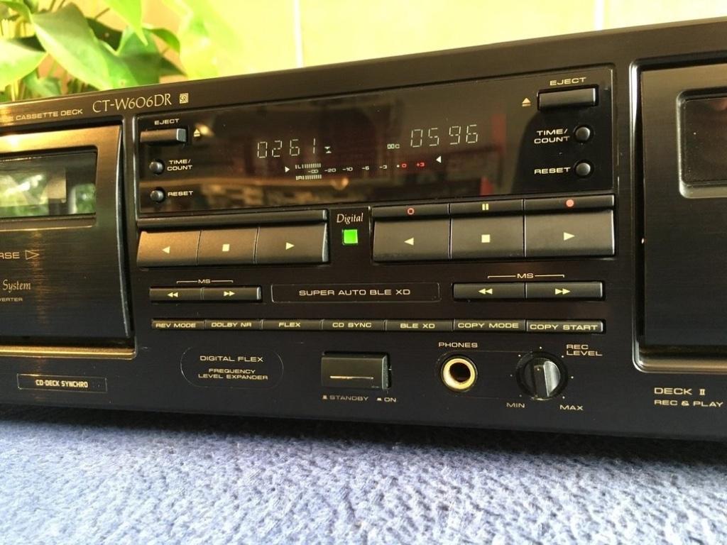 Lecteur de cassettes numériques PIONEER CT-W606DR (article r, Enlèvement, Double, Autres marques, Commandes tactiles