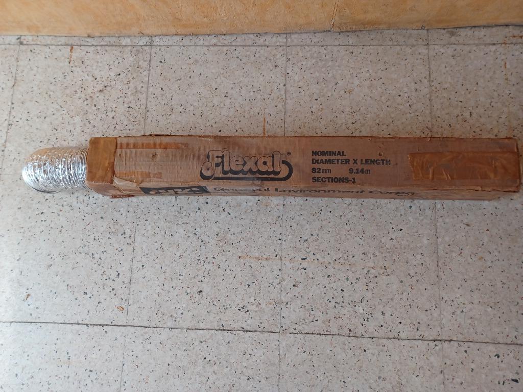 Buis uitrekbaar aluminium, Doe-het-zelf en Bouw, Buizen en Afvoer, Ophalen, Afvoer, 6 meter of meer, 80 mm of meer