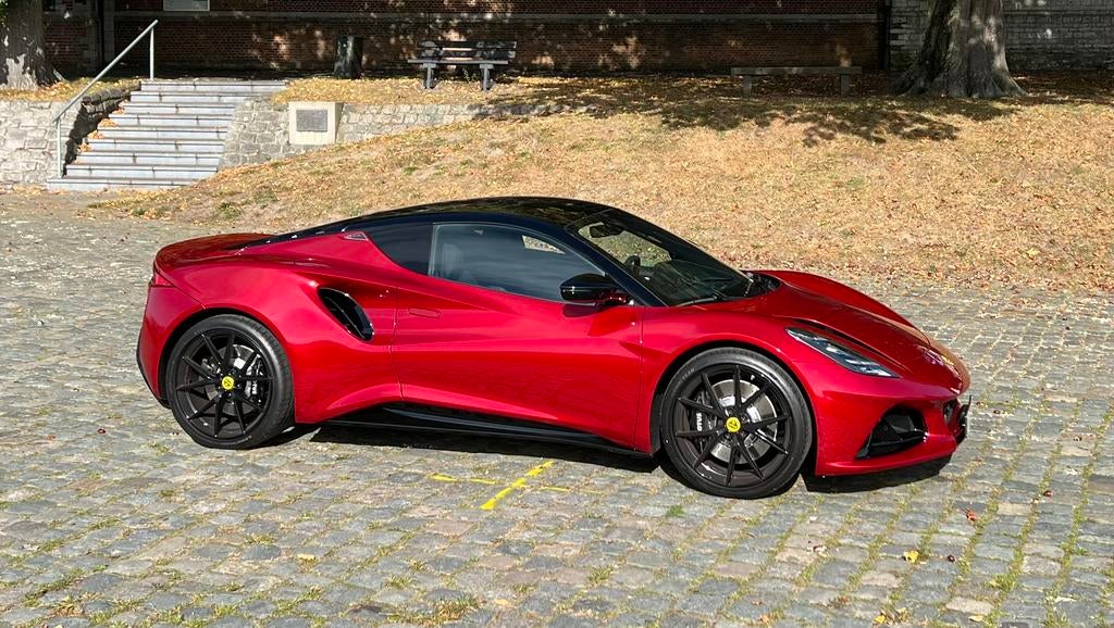 Lotus Emira 3,5 liter V6 te huur voor trouw of fotoshoot, Ophalen, Nieuw, Lotus