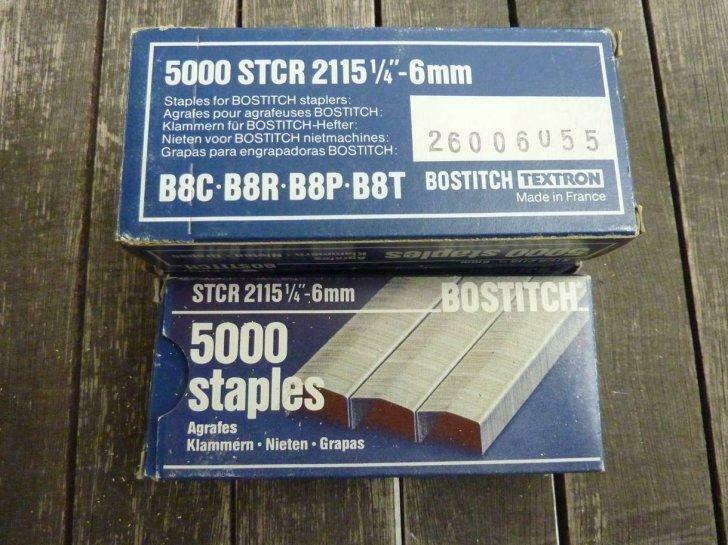 12.000 agrafes bostitch, Nieuw