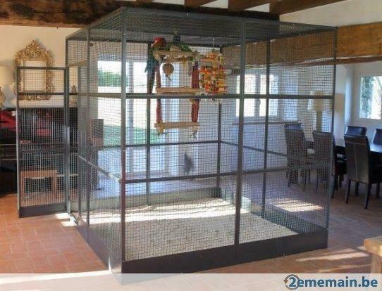 Voliere perroquet 2x2x2m cage ara amazone cacatoes XXXL, Envoi, Neuf