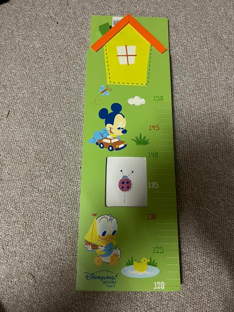 Groeimeter + fotokaders Disneyland, Ophalen of Verzenden, Zo goed als nieuw, Wanddecoratie