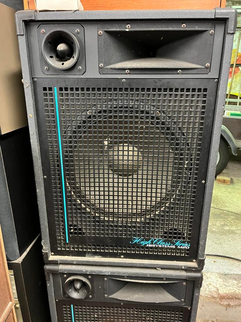 JBSystems speakers, versterker en mengpaneel., Ophalen, Gebruikt