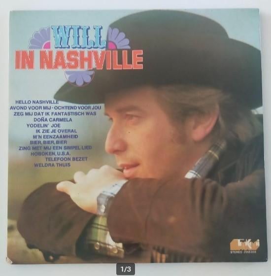 Vinyl LP Will Tura in Nashville Country Levenslied Schlager, Cd's en Dvd's, Vinyl | Nederlandstalig, Ophalen of Verzenden, 12 inch